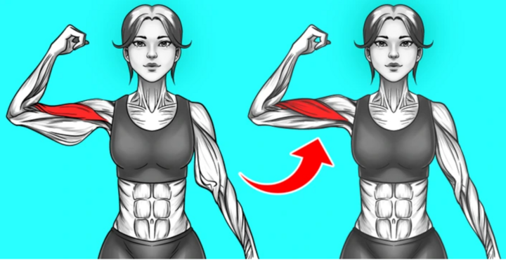 Bài tập này giúp bạn nhanh chóng có được cánh tay thon gọn, săn chắc, mạnh mẽ.