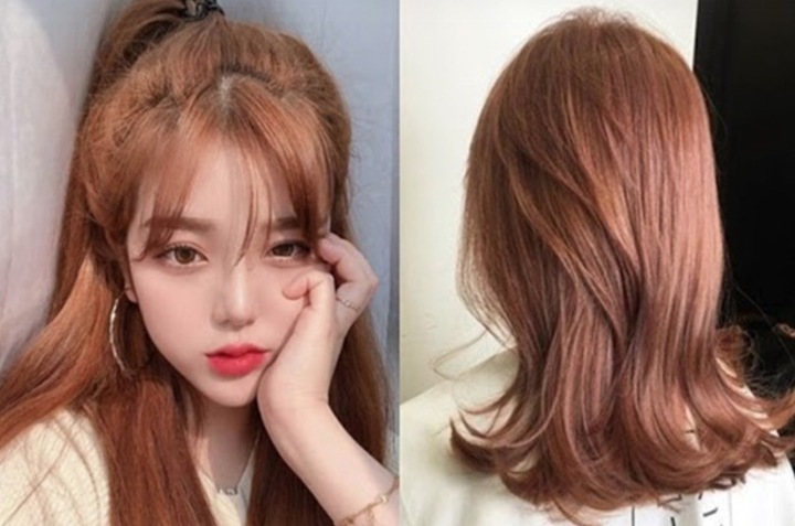 Màu nâu đỏ giúp làn da sáng hơn.